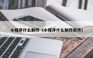 大丰小程序什么制作（小程序什么制作软件）